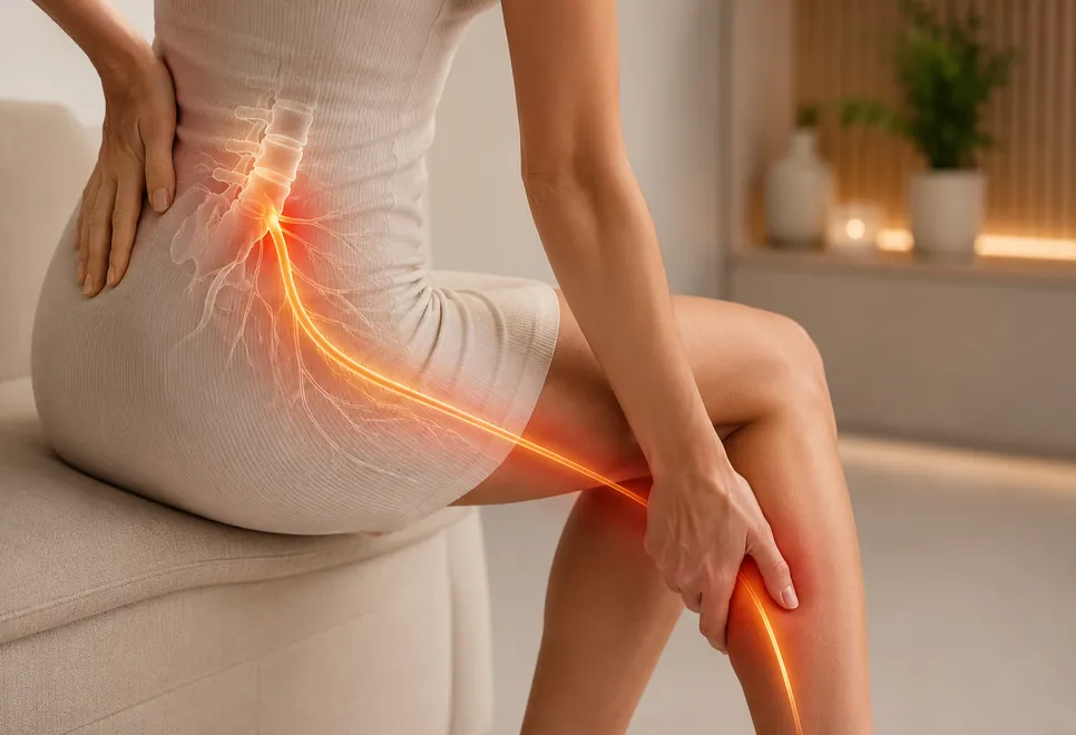 Ciática e radiculopatia (imagem ilustrativa)